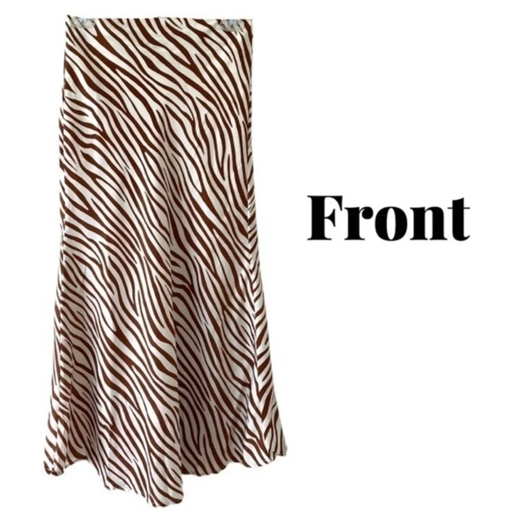 NWOT Anthropologie 4SI3NNA Valeria Zebra Print Skirt